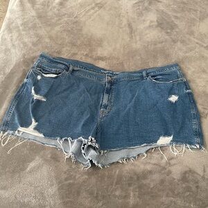 OLD NAVY- ripped jeans shorts